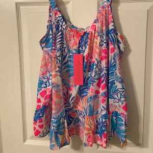 NWT Lilly Pulitzer - Loro Top - Resort White Rainforest Retreat